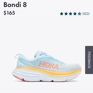NWT HOKA Bondi 8 (sz 9)
